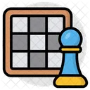 Tablero De Ajedrez Juego De Ajedrez Tablero De Ajedrez Icono