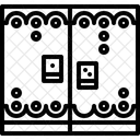 Tablero de backgammon Icono