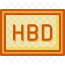 Tablero de cumpleaños  Icono