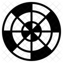 Tablero de dardos  Icono
