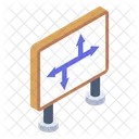 Tablero de direcciones de tráfico  Icono