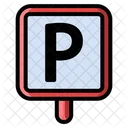 Tablero de estacionamiento  Icono