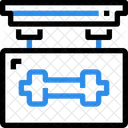 Tabla de gimnasio  Icono