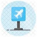 Tablero de la muestra del aeropuerto  Icono