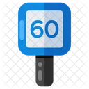 Junta De Limite De Velocidad Cartel Roadboard Icono