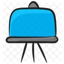 Mesa De Trabajo Tablero De Lona Tablero De Caballete Icon