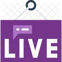 Tablero de noticias en vivo  Icono