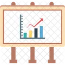 Informe Grafico Grafico De Lineas Grafico De Crecimiento Icono