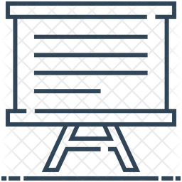 Tablero de señalización  Icono