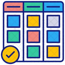 Tablero kanban  Icono