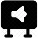Tablero publicitario  Icono