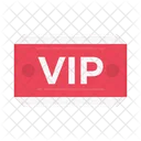 Vip Tablero Etiqueta Icono