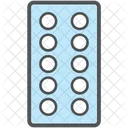 Tablet Strip Blister Icon