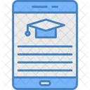 Tablet Device Online Education Icon