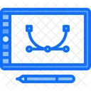 Tablet Designer Drawing Icon