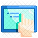 Tablet Finger Tablet Technology Icon