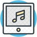Tablet Pc Music Icon