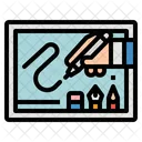 Tablet Draw Graphic Icon