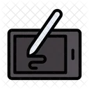 Tablet Pen Mobile Icon