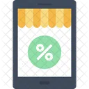 Tablet Store Discount Icon