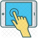 Tablet Hand Touchscreen Icon