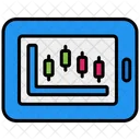 Tablet Graph Chart Icon