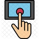Tablet Device Tap Icon