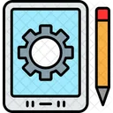 Tablet Setting Device Icon