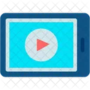 Tablet Touch Screen Video Icon