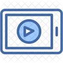 Tablet Touch Screen Video Icon