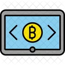 Comprimido bitcoin  Ícone