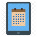 Tablet Device Technology Schedule Alarm Calendar Date Icon