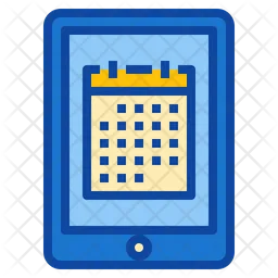 Tablet Calendar  Icon