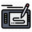 Tablet De Design Design Grafico Tablet De Desenho Ícone
