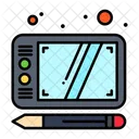 Tablet de design  Ícone