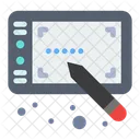 Tablet de design  Ícone