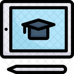 Tablet Education  Icon