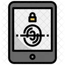 Tablet Fingerprint Scan  Icon
