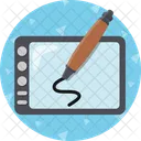 Tablet Grafico Design Digital Ícone