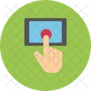 Tablet Device Tap Icon