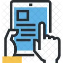 Tablet Education Distance Education Icon