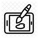 Tablet Digital Drawing Icon