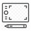Graphic Tablet Pen Icon