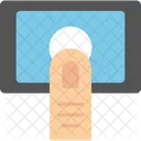 Tablet Device Tap Icon