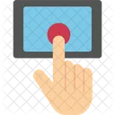 Tablet Device Tap Icon