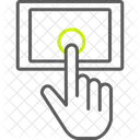 Tablet Device Tap Icon