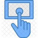 Tablet Device Tap Icon