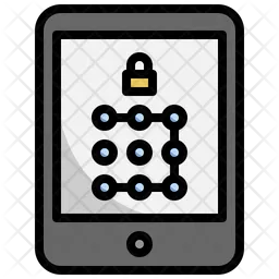 Tablet Lock Pattern  Icon