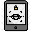 Tablet-Netzhautscanner  Icon