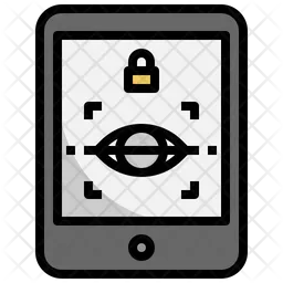 Tablet Retinal Scanner  Icon